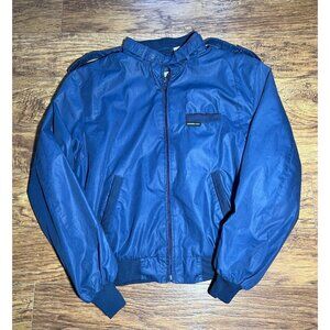 Members Only 1980s Windbreaker in Navy Blue size 42